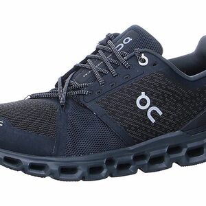 On Running Women's Black and Gray Sneakers